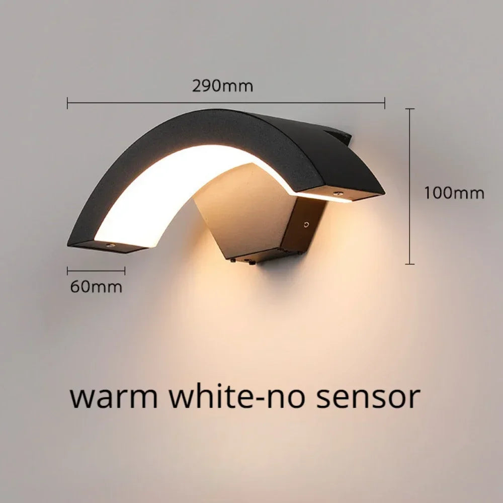 24W Waterproof Exterior Wall Lamp – 3000K/6000K Adjustable Surface Mount for Porch, Staircase, and Hallway | Kalsten