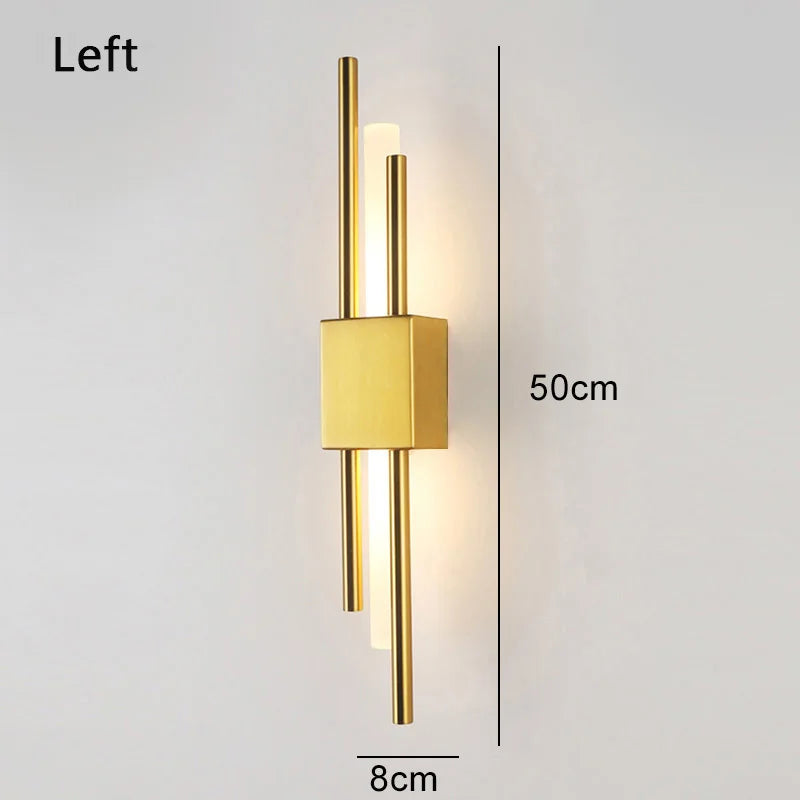 Nordic LED Wall Lamp – Contemporary Wall Sconce for Bedroom, Staircase, and Living Room | Kalsten