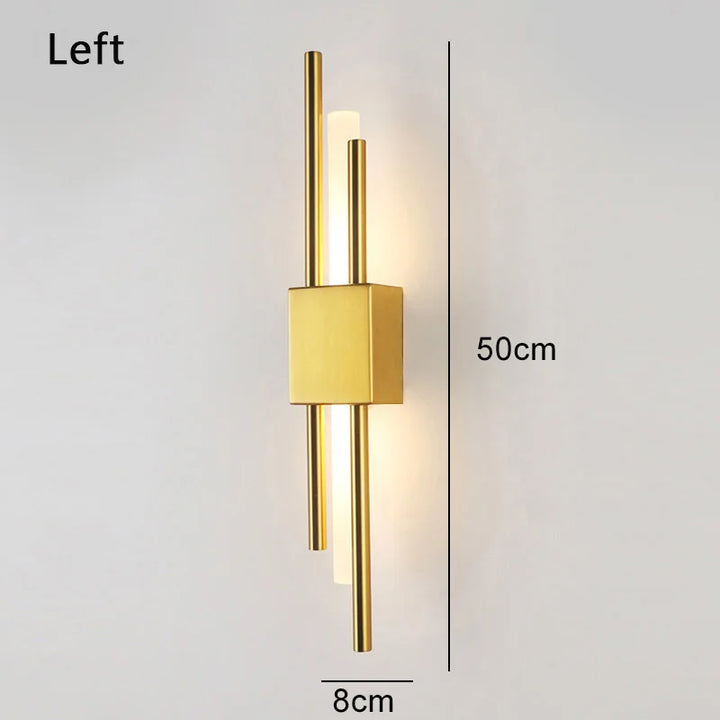 Nordic LED Wall Lamp – Contemporary Wall Sconce for Bedroom, Staircase, and Living Room | Kalsten