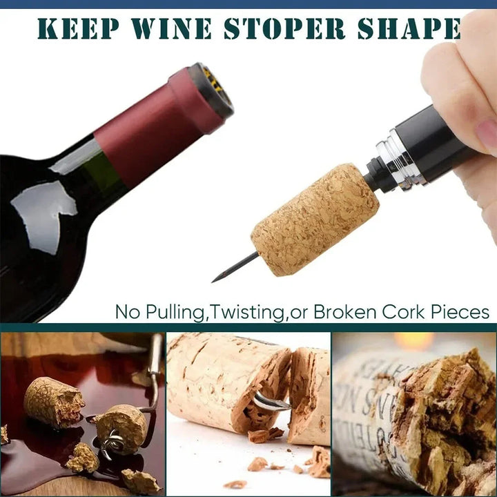 Kalsten | 2-in-1 Air Pump Wine Bottle Cork Opener
