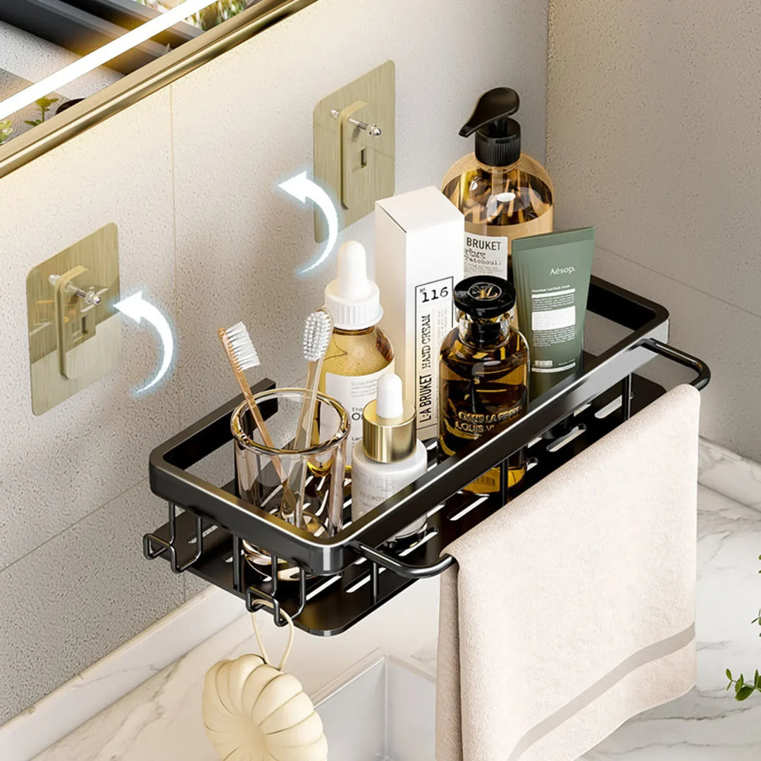 Shower shelf without drilling aluminum | Kalsten