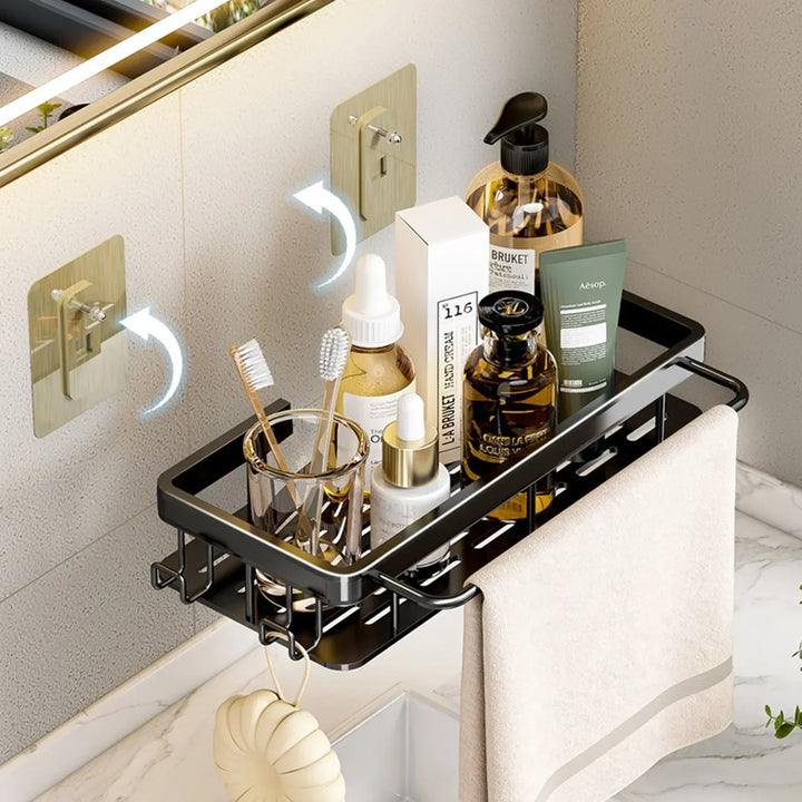 Shower shelf without drilling aluminum | Kalsten