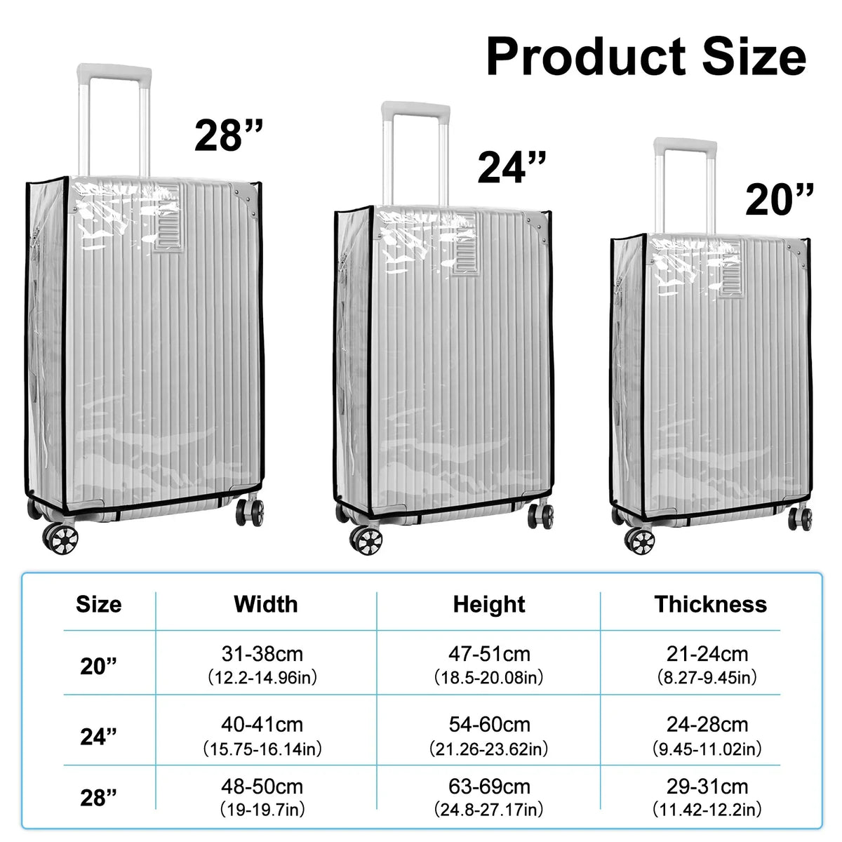 BowLift | Transparent Waterproof Trolley Cover