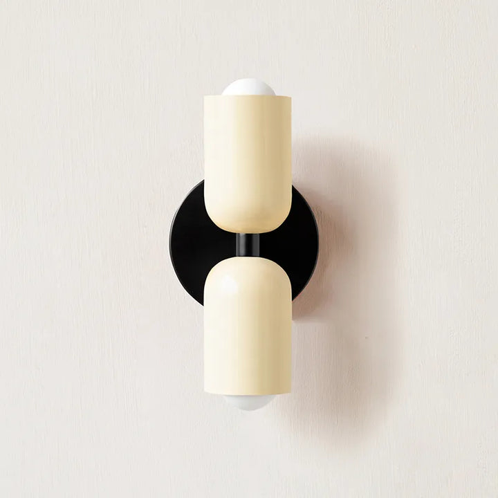 Double Head Wall Lamp Black Base | Kalsten