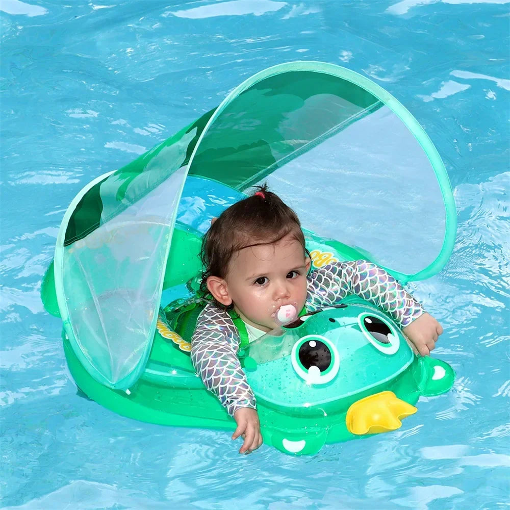 Skanto | Baby Swim Ring AquaBear | Safe Swimming Fun for Babies | For 6-36 Months | Eco-Friendly PVC
