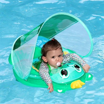 Skanto | Baby Swim Ring AquaBear | Safe Swimming Fun for Babies | For 6-36 Months | Eco-Friendly PVC