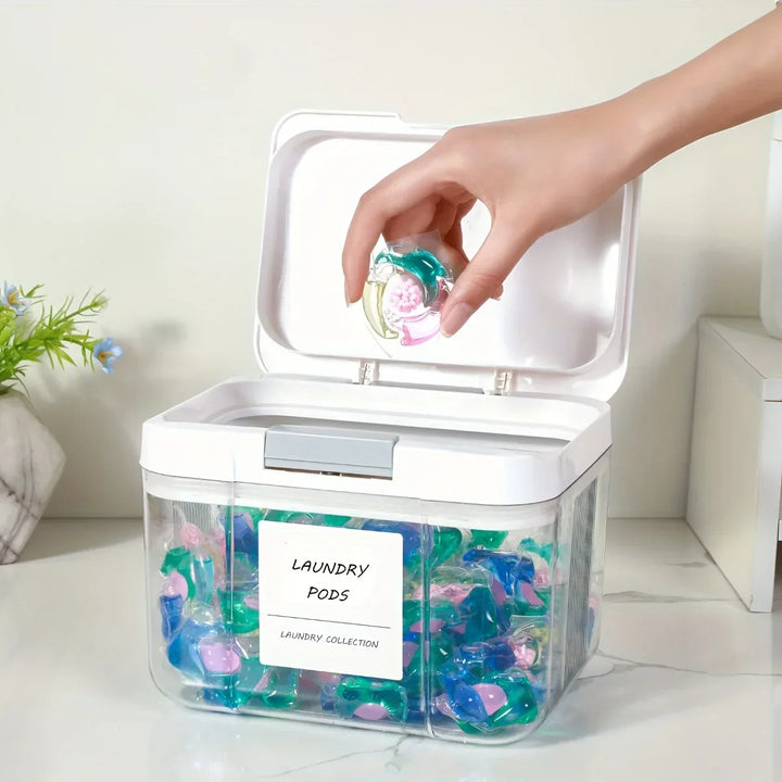 Detergent Pods Storage Box with Lid | Kalsten