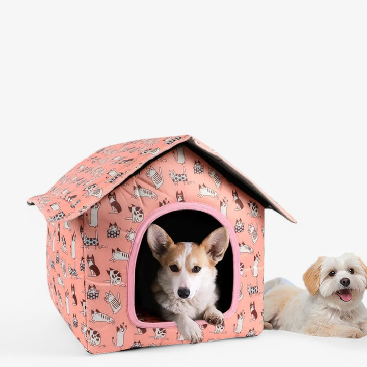 Weatherproof Animal House "CozyNest" for Cats and Small Dogs | Kalsten
