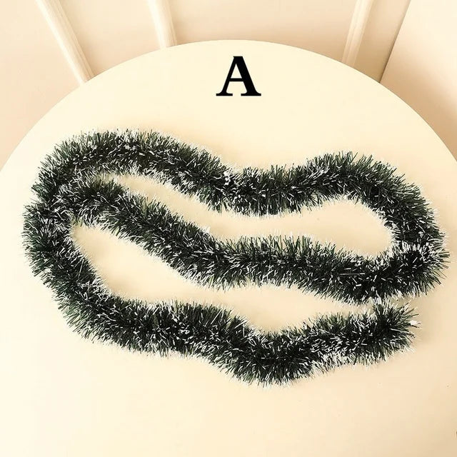 Christmas garland – Snow-flocked decor for indoor and outdoor decoration | Kalsten