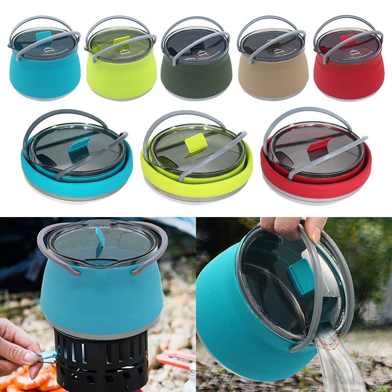 Travel Go Multifunctional Collapsible Outdoor Kettle | Kalsten