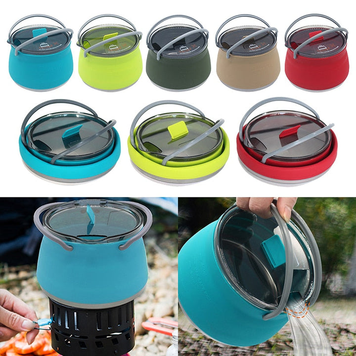 Travel Go Multifunctional Collapsible Outdoor Kettle | Kalsten