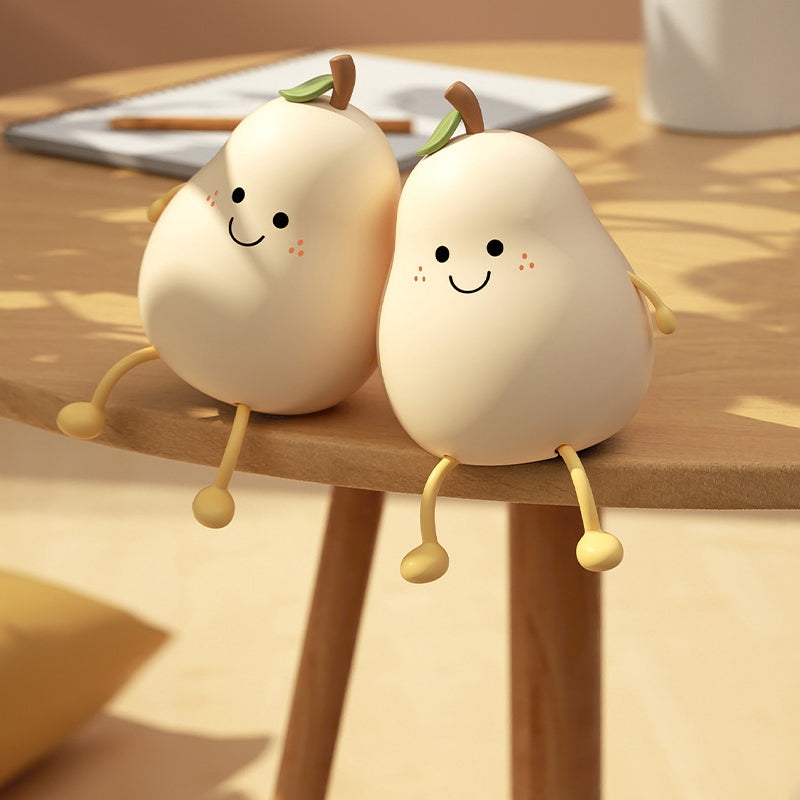Cute Pear Bedside Touch Night Lamp | Kalsten