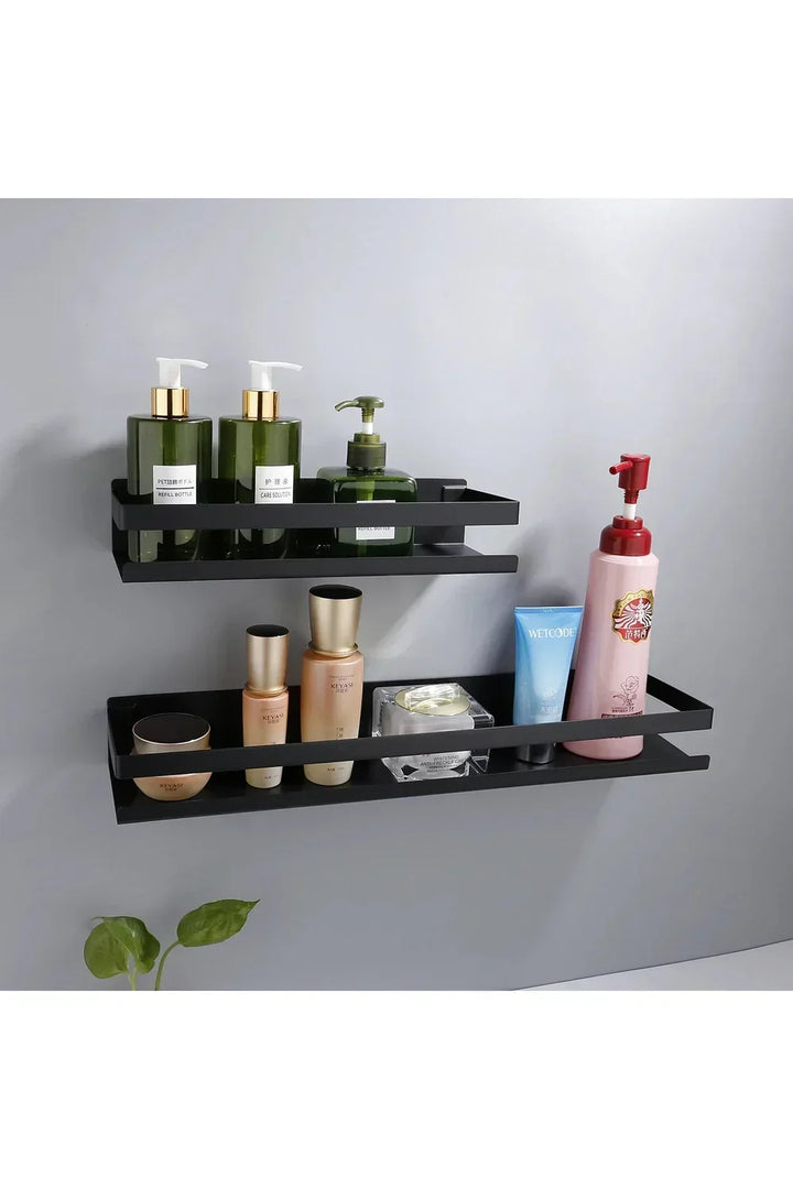 Kalsten | Modern black floating shelves