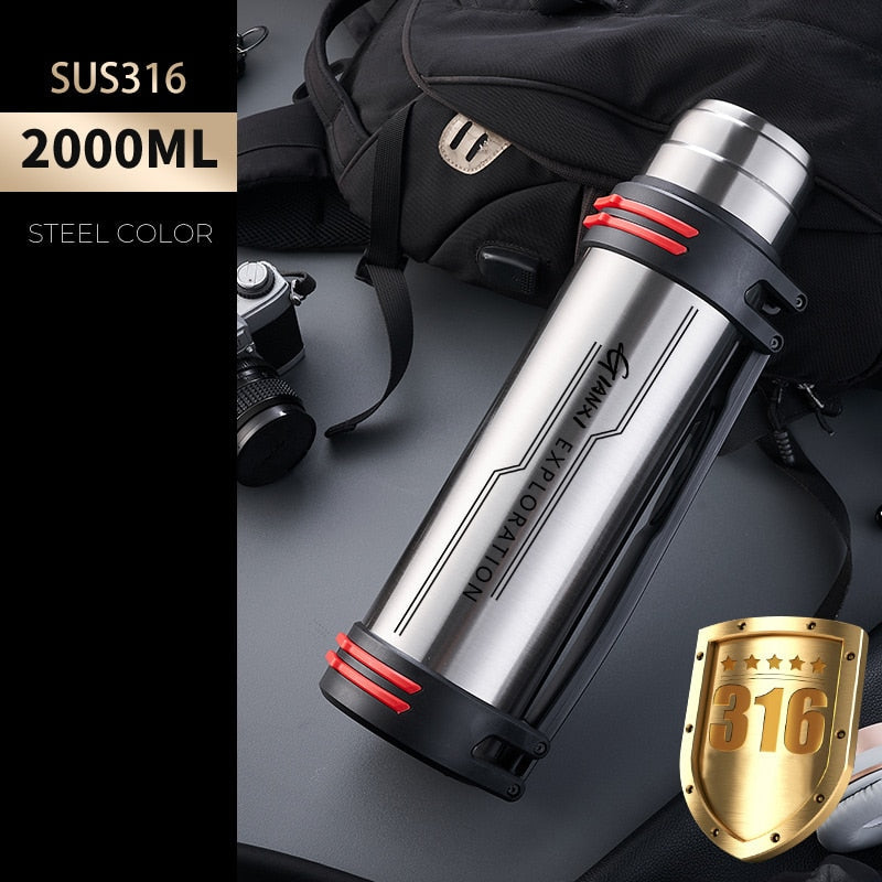 Kalsten | Giant Drink Stainless Steel Thermos Bottle