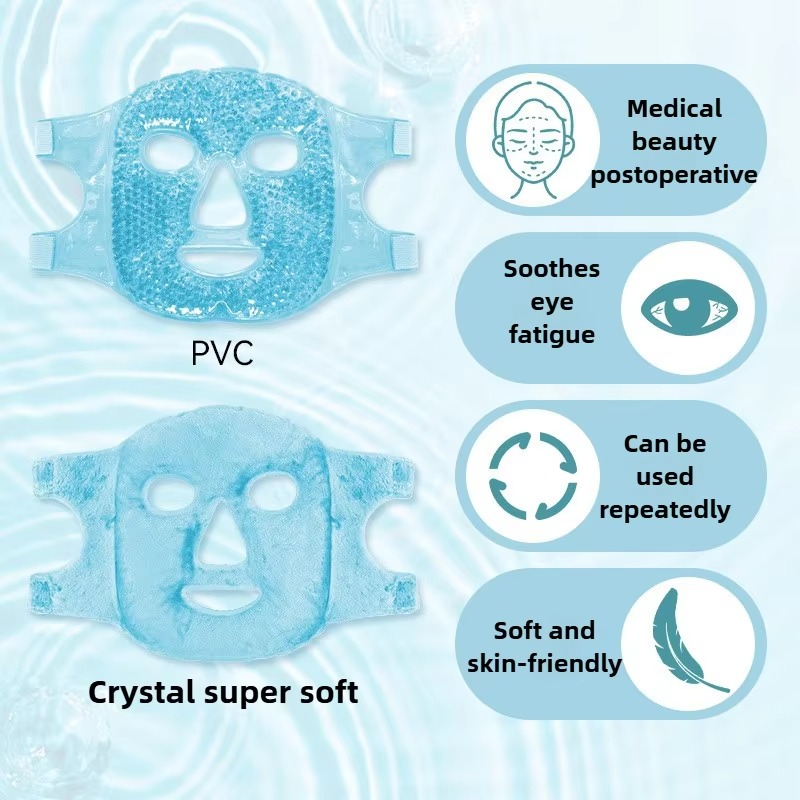 Kalsten | Cold and Hot Therapy Full Face Gel Bead Mask with Eye Compress