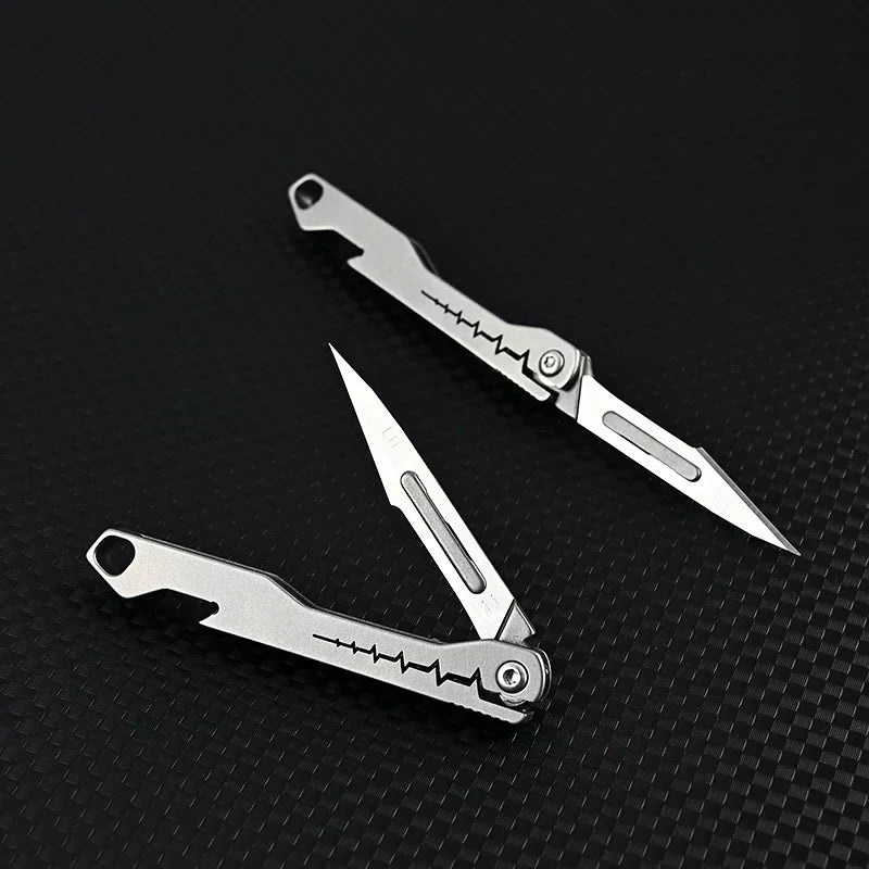 Titanium All-Purpose Foldable Sharp Cutter Knife | Kalsten