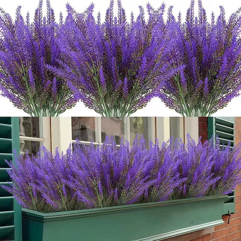 Kalsten | Floraven Lavender Bouquet | Artificial & Carefree | 5 Stems | For Indoor & Outdoor