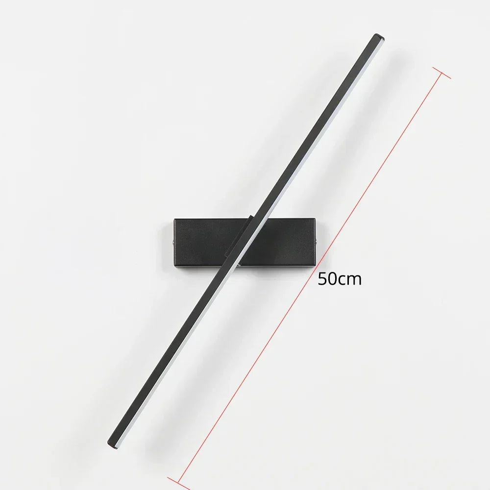 Kalsten | Modern rotating bedroom bedside wall lamp - Adjustable LED wall lamp socket