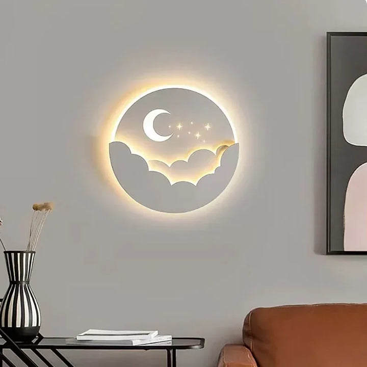 Moon & Stars LED Night Wall Light