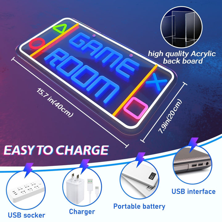 Game Room Dimmable Led Neon Sign | Kalsten