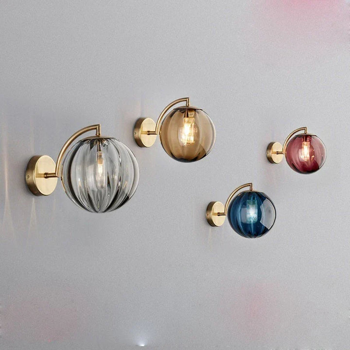 Modern LED Wall Lamp – Nordic Glass Ball Wall Sconce for Living Room, Bedroom, Bathroom, and Mirror Lighting | Kalsten