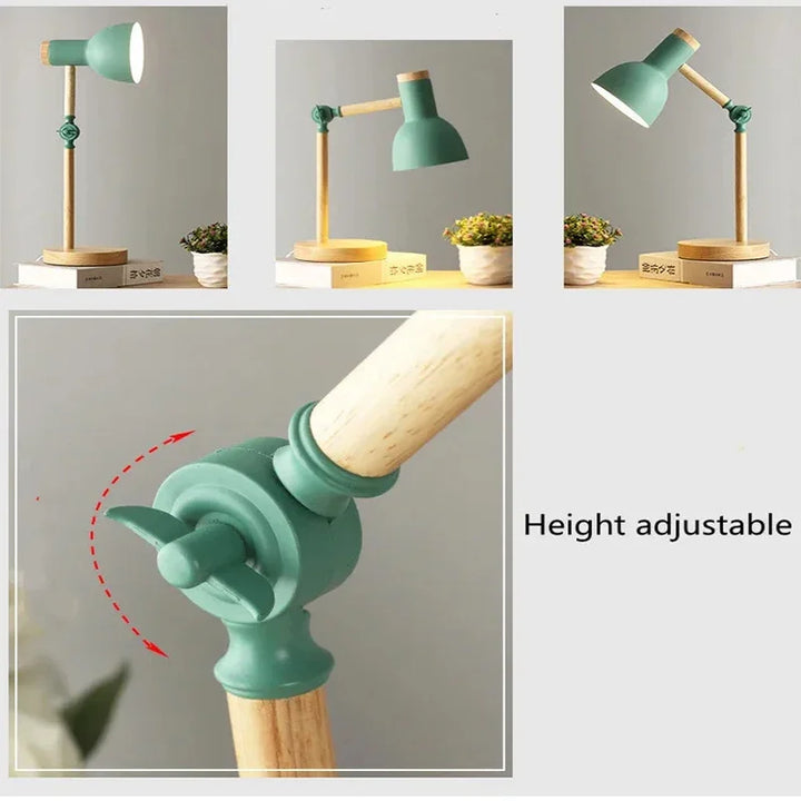 Artistic Mushroom-Shaped Wooden Desk Lamp: Illuminate Your Space with Style | Kalsten