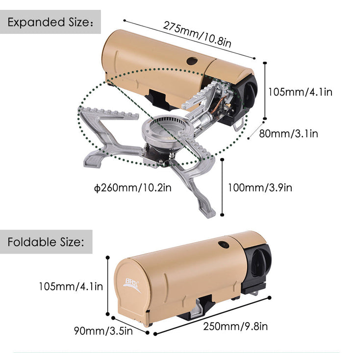 Outdoor Mini Portable Folding Gas Stove | Kalsten
