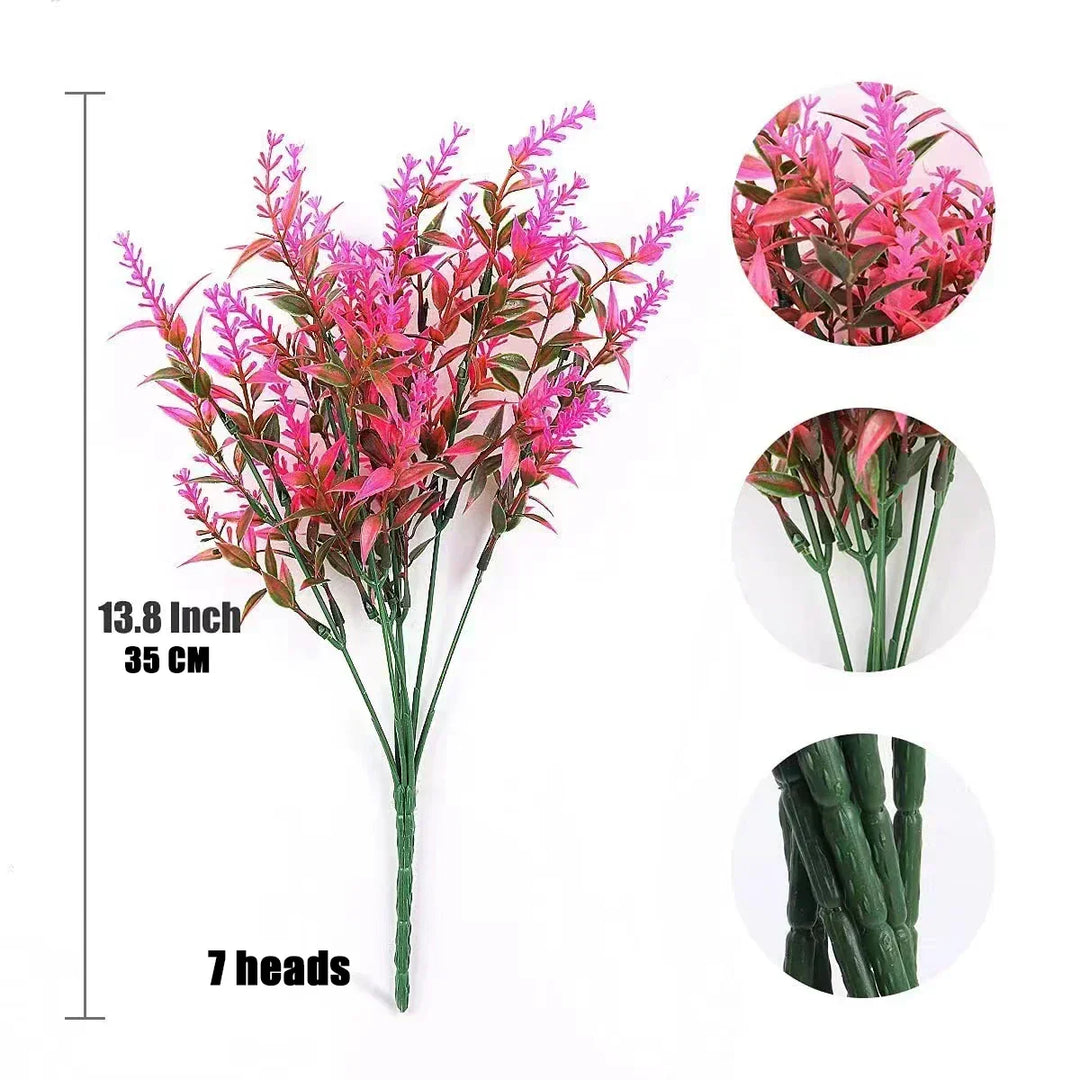 Kalsten | Floraven Lavender Bouquet | Artificial & Carefree | 5 Stems | For Indoor & Outdoor