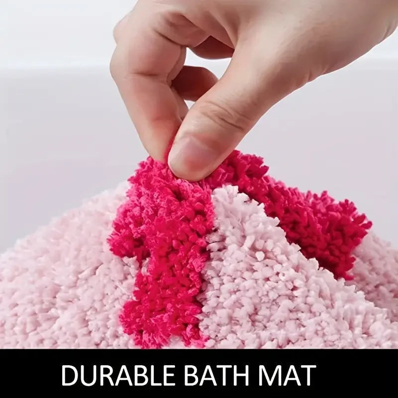 Tufted design carpet "Get Naked" Pink 80×50 cm | Kalsten