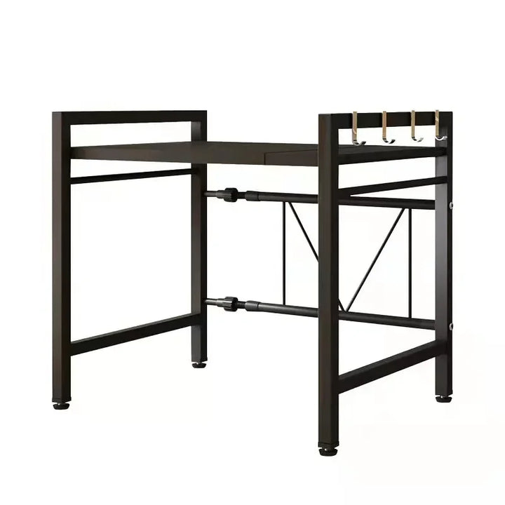 Kalsten | Carbon Steel Retractable Double-Layer Kitchen Shelf – Milo