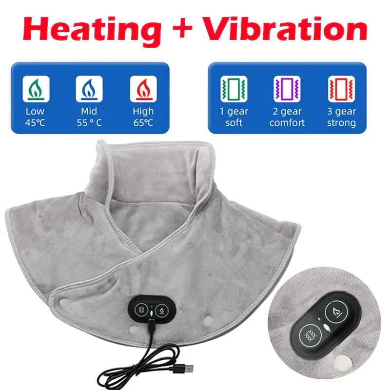 Skanto | Skanto Neck and Shoulder Massager USB Heating Pad with Vibration