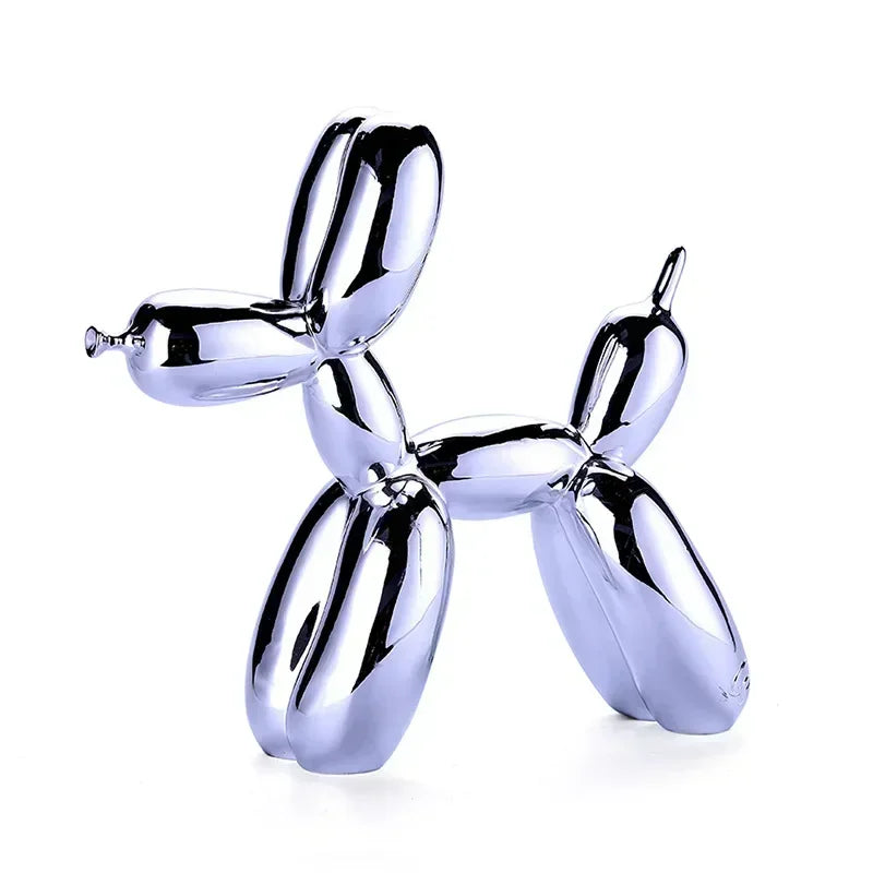 Brehn | Nordic Balloon Dog Sculpture Resin Animal Ornament Art Sculptures and Figurines Handicraft Home Decoration Room Desktop Accessories