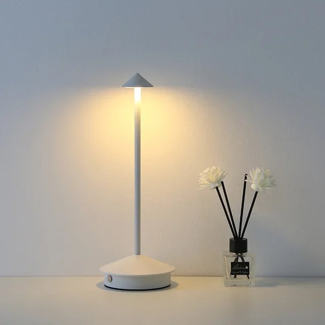 Rechargeable Table Lamp Creative Dining Room Touch Led Hotel Bar Coffee Pina Pro Table Lamp Decorative Desk Lamp | Kalsten