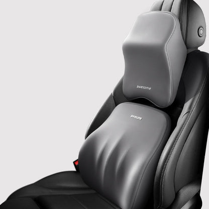 Skanto | ErgoDrive Car Support – Orthopedic Cushion for Neck & Back Pain Relief While Driving