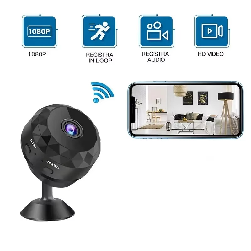 Kalsten | Mini 1080p HD Wireless Security Camera with Night Vision and Audio