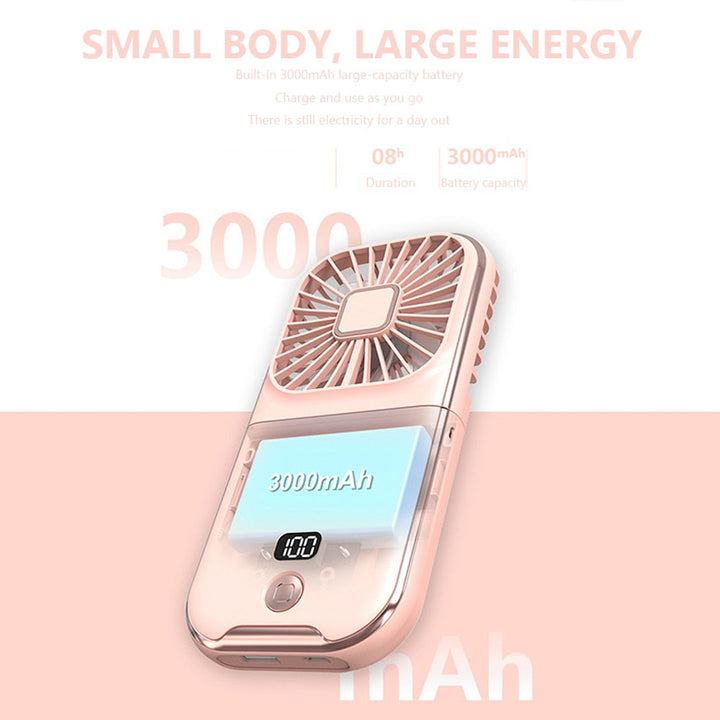 Kalsten | Portable Rechargeable Magic Phone Holder Cooling Fan