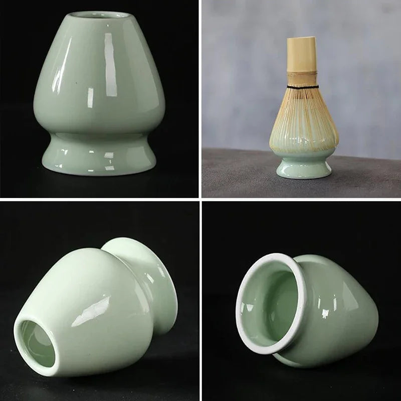 Matcha Set Green Size One Size Bamboo Ceramic-3