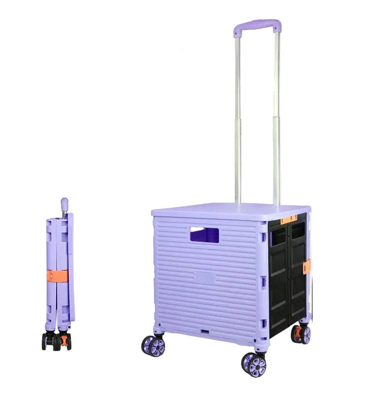 BowLift | Folding Shopping Trolley with Silent Wheels – EasyCart