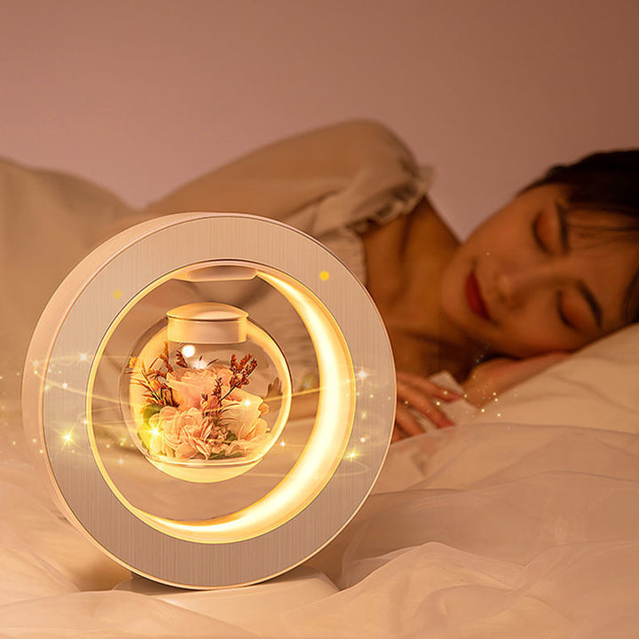Magnetic Love Forever Levitating Flower Lamp | Kalsten