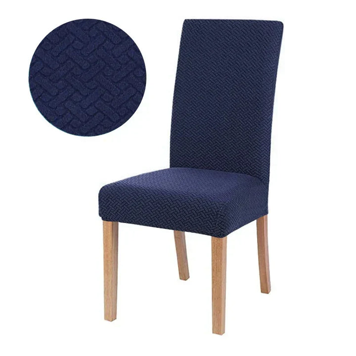 Kalsten | Chair Cover Velvona | Elastic & Thick Padded | Jacquard Stretch Cover | Washable & Wrinkle-Free