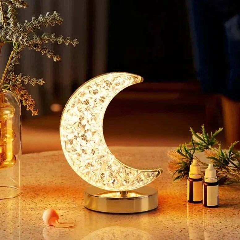 Half Moon Crystal Lamp | Kalsten