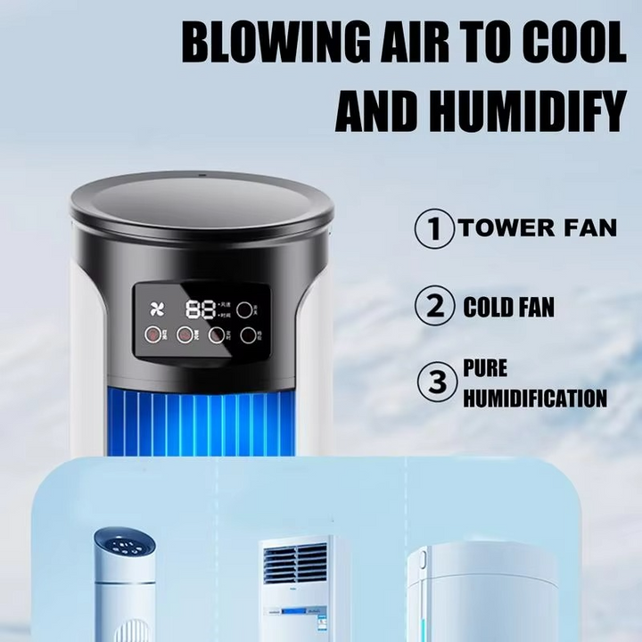Portable Air Conditioners Fan Evaporative Cooler USB Quiet Timer Room Cooling Small 10 oz Water Tank Personal Cooler Adjustable | Kalsten