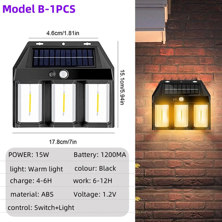 Night Guard LED Solar Wall Waterproof Lamp | Kalsten