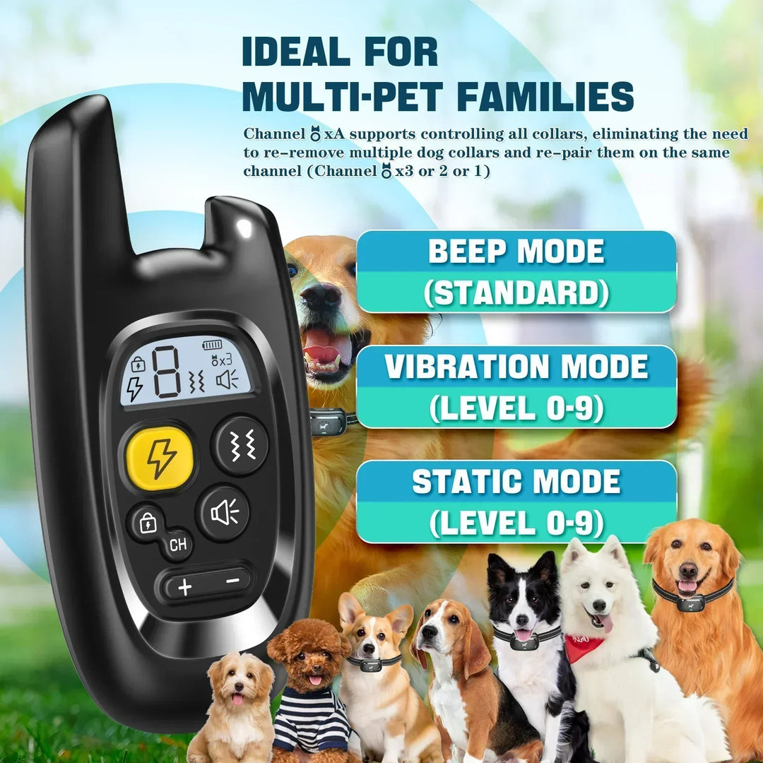 Remote Dog Training Collar – Sound & Vibration