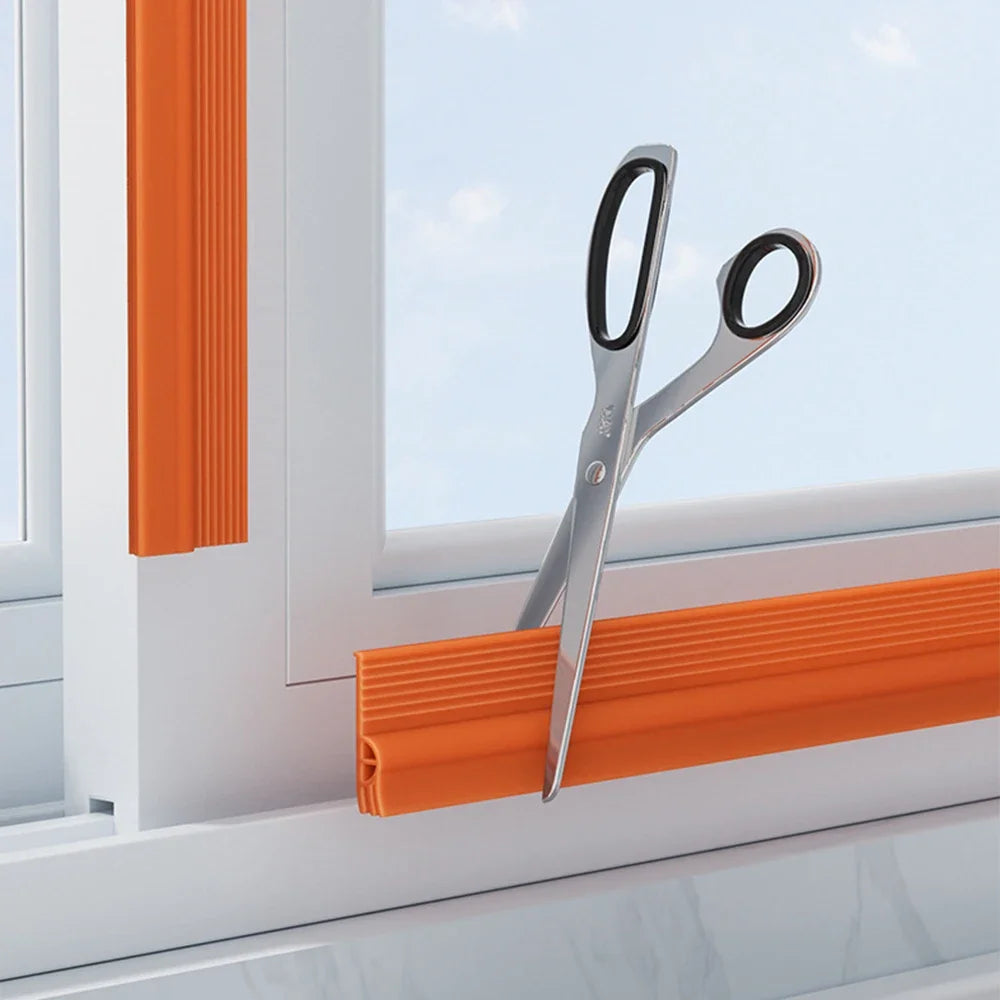Kalsten | ThermoBlock Door Seal | PVC Draft Stopper | Noise Protection | 2m Cuttable