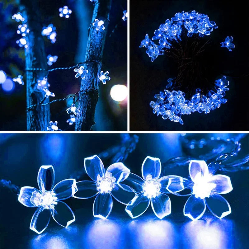 Kalsten | LumiSola Solar String Lights | 20–100 LEDs | Warm White, White or RGB | 8 Modes | For Garden & Balcony | 5–12m