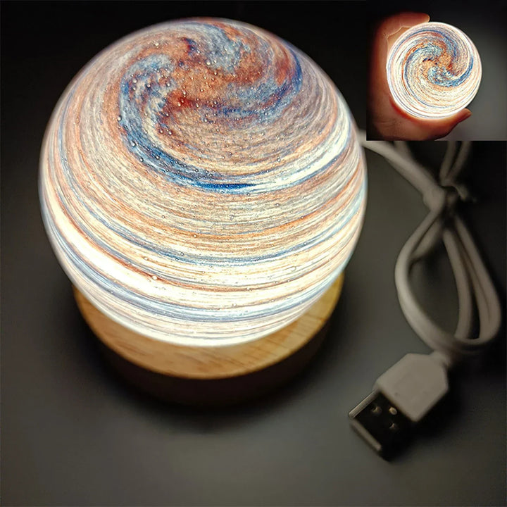 3D Crystal Planets Atmosphere Night Lamp | Kalsten