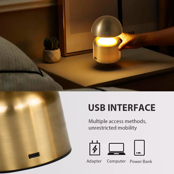 LumoVerde LED table lamp | Rechargeable | 3 color temperatures & touch dimmer | 4W | 5V | Kalsten
