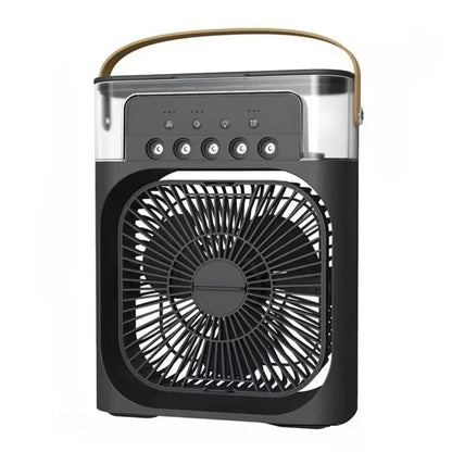 BowLift | Auronix Mini Air Cooler | 3-in-1 Fan with LED & Humidifier | USB | 600ml Tank