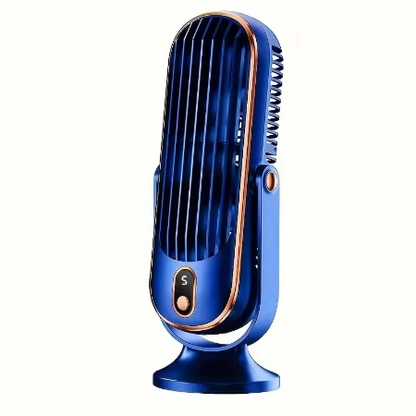 Compact, powerful, portable desk fan – USB rechargeable